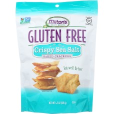 MILTONS: Gluten Free Crispy Sea Salt Baked Crackers, 4.5 oz