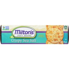 MILTON'S: Gourmet Crackers Crispy Sea Salt, 6.7 oz
