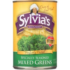 SYLVIAS: Specially Seasoned Mixed Greens, 14.5 oz