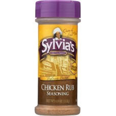SYLVIA'S: Chicken Rub Seasoning, 4 Oz