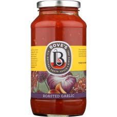BOVES OF VERMONT: Sauce Pasta Roasted Garlic, 24 oz