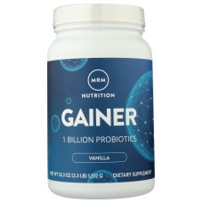 MRM: Protn Gainer Van All Nat, 3.3 lb