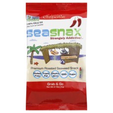 SEA SNAX: Seaweed Snack Grab & Go, Chipotle, 0.18 oz