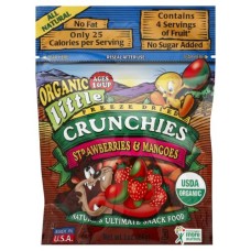 CRUNCHIES: Fruit Dried Little Strawberry Mangoes, 1 oz