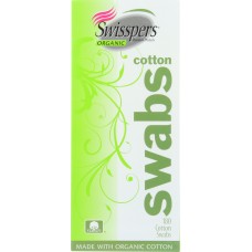 SWISSPERS: Organic Cotton Swabs, 180 pc