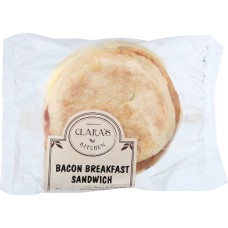 CLARAS KITCHEN: Bacon Breakfast Sandwich, 4 oz