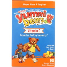YUMMI BEARS: Vitamin C, 60 Gummy Bears