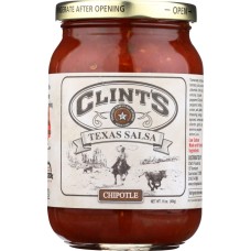 CLINT'S: Texas Chipotle Salsa, 16 oz