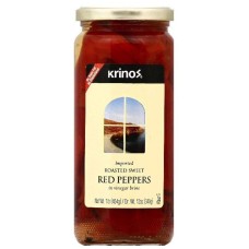 KRINOS: Roasted Red Peppers, 16 oz