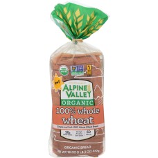 ALPINE VALLEY: 100% Whole Wheat Honey, 18 oz