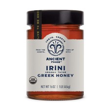 ANCIENT FOODS: Honey Greek Irini Thyme, 16 oz
