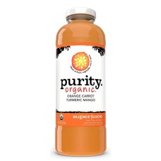 PURITY ORGANIC: Orange Carrot Turmeric Mango Juice, 14 oz