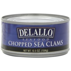 DELALLO: Chopped Sea Clams, 6.5 oz