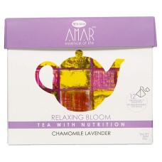 AMAR ESSENCE OF LIFE TEA WITH NUTRITION: Tea Chamomile Lavndr 12Ct, 1.32 oz