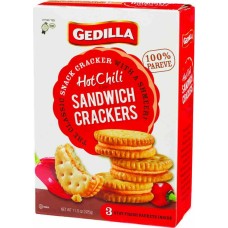 GEDILLA: Hot Chili Sandwich Crackers, 11.5 oz