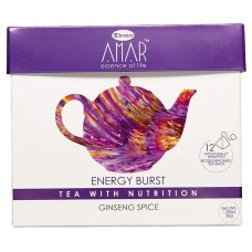 AMAR ESSENCE OF LIFE TEA WITH NUTRITION: Tea Energy Ginseng Spice, 1.32 oz