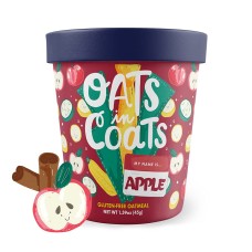 OATS IN COATS: Oatmeal Apple Gluten Free, 1.59 oz
