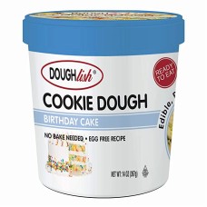 DOUGHLISH: Ss Ckie Dough Brthdy Cke, 14 oz