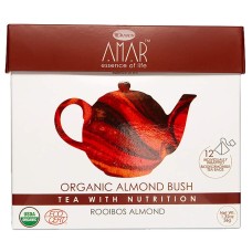 AMAR ESSENCE OF LIFE TEA WITH NUTRITION: Tea Rooibos Almond, 1.32 oz