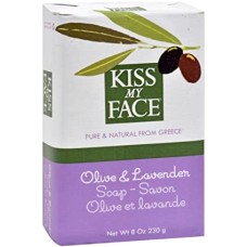 KISS MY FACE: Soap Bar Olive & Lavender, 8 oz