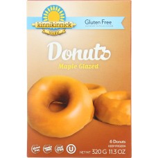 KINNIKINNICK: Gluten Free Glazed Donuts Maple, 11.3 oz