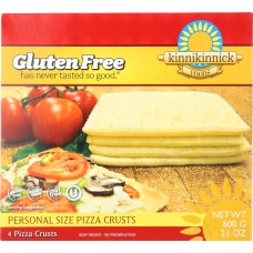 KINNIKINNICK: Gluten Free Personal Size Pizza Crust, 21 oz