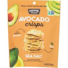 HIPPIE SNACKS: Avocado Crisps Sea Salt, 2.5 oz