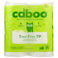 CABOO: 2-Ply Bathroom Tissue 300 Sheets, 4 Rolls
