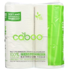 CABOO: 2-Ply Bathroom Tissue 300 Sheets, 4 Rolls