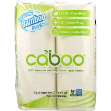 CABOO: 2-Ply Paper Towels 115 Sheets, 2 Rolls