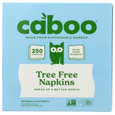 CABOO: 1-Ply Table Napkins 250 Sheets, 1 Pack