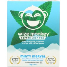 WIZE MONKEY: Tea Coffee Leaf Mint, 35 gm