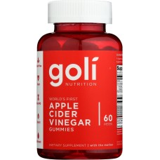 GOLI NUTRITION: Apple Cider Vinegar Gummy, 60 pc