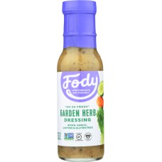 FODY FOOD CO: Low FODMAP Garden Herb Dressing, 8 fo