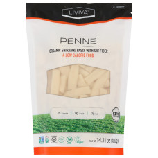 ZEROODLE: Shirataki Penne Pasta with Oat Fiber, 14 oz