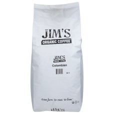 JIMS ORGANIC COFFEE: Organic Colombian Whole Bean Coffee, 5 lb