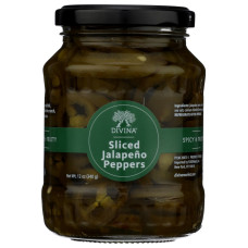 DIVINA: Sliced Jalapeno Peppers, 12 oz