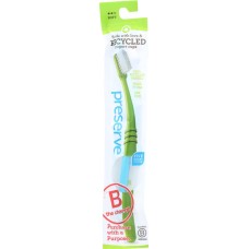 PRESERVE: Toothbrush In Lightweight  Pouch, 1 ea
