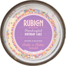 RUBICON BAKERY: 4-inch Handcrafted Birthday Cake, 11 oz