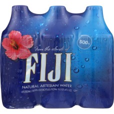 FIJI: Natural Artesian Water 6x16.9 Oz Bottles, 101.4 oz