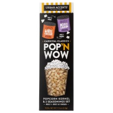 URBAN ACCENTS: Carnival Classics Popcorn Kernels & 2 Seasoning Sets, 7.5 oz