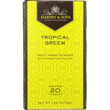 HARNEY & SONS: Tea Tropical Green, 20 bg