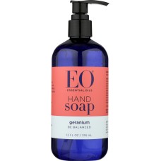 EO: Hand Soap Geranium, 12 oz