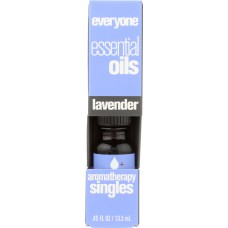 EVERYONE: Aromatherapy Singles Essential Oil Lavender, 0.45 oz
