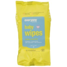 EVERYONE: Unscented Baby Wipes, 30 pack