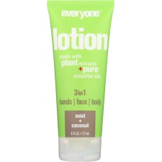 EVERYONE: 3 in 1 Lotion Mint & Coconut, 6 oz