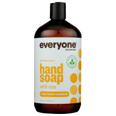 EVERYONE: Meyer Lemon Plus Mandarin Hand Soap Refill, 32 oz