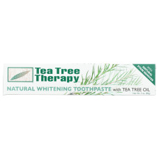 TEA TREE THERAPY: Natural Whitening Toothpaste with Tea Tree Oil, 3 oz