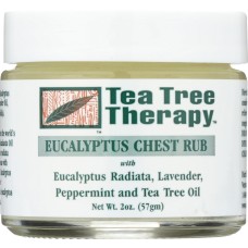 TEA TREE THERAPY: Eucalyptus Chest Rub, 2 oz