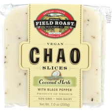 FIELD ROAST: Chao Slices Coconut Herb Cheese, 7 oz